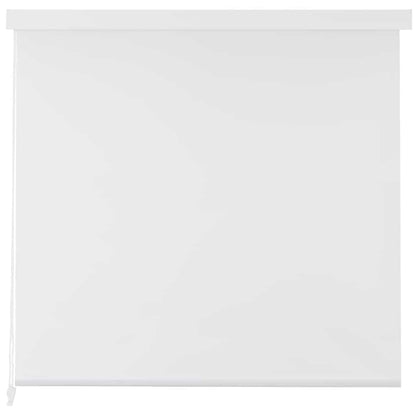 Tenda a Rullo per Doccia 100x240 cm Bianco