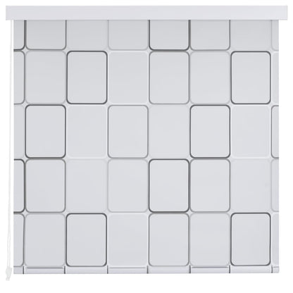 Tenda a Rullo per Doccia 160x240 cm Quadrati