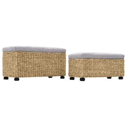 Set Panche 2 pz in Giunco Grigio
