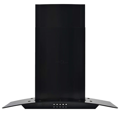 Cappa Aspirante a Muro Acciaio Inox 756 mÂ³/h 60 cm Nera