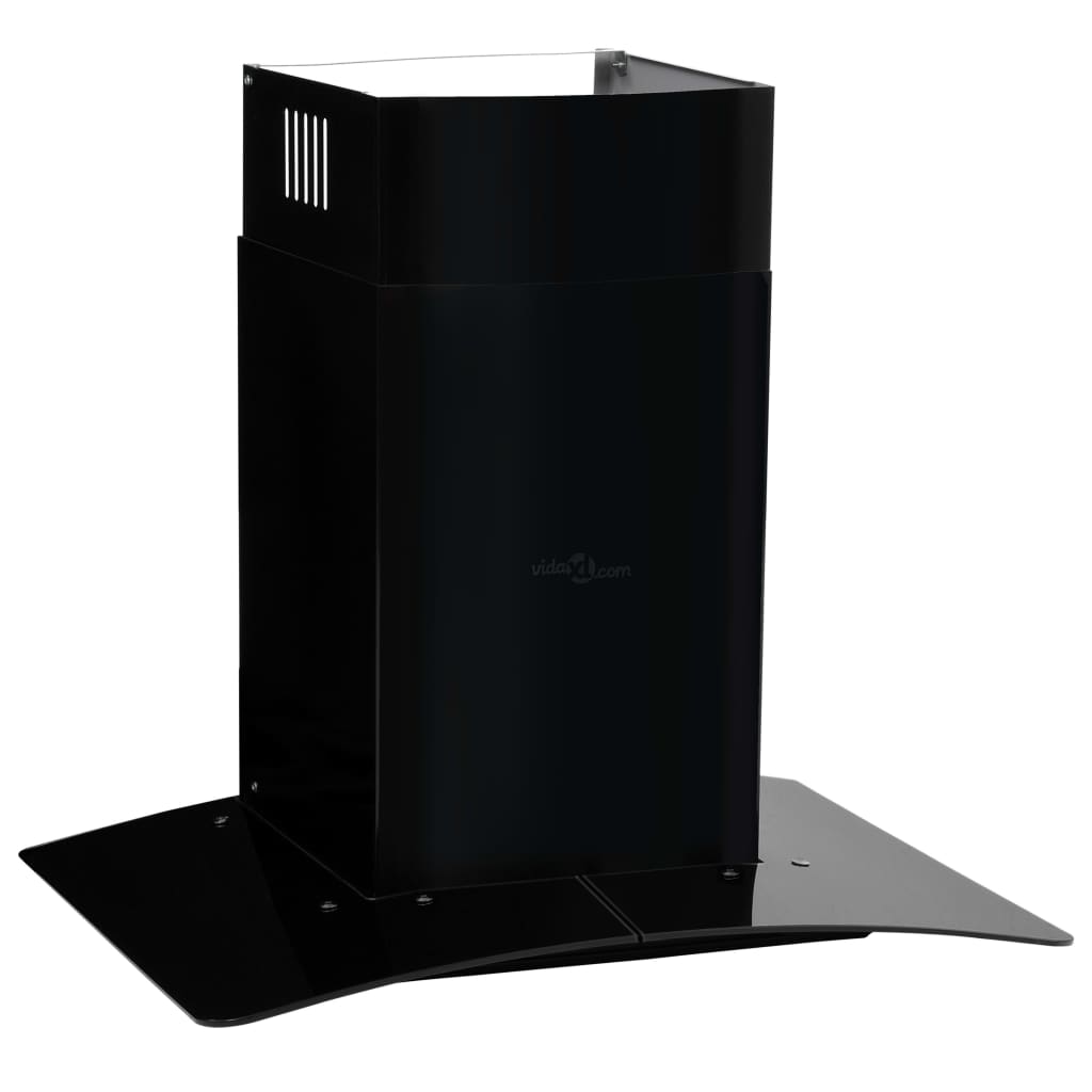 Cappa Aspirante a Muro Acciaio Inox 756 mÂ³/h 60 cm Nera