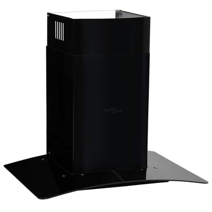 Cappa Aspirante a Muro Acciaio Inox 756 mÂ³/h 60 cm Nera
