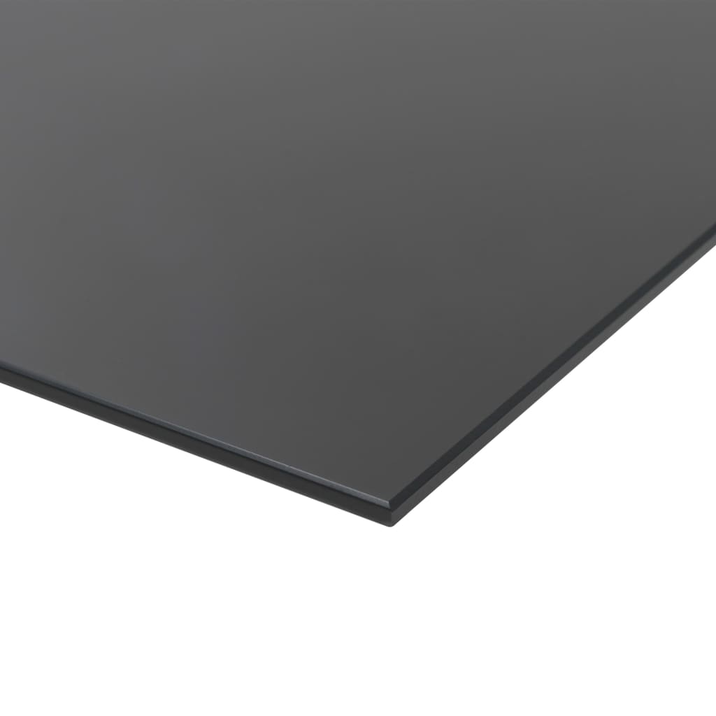 Lavagna Magnetica a Parete in Vetro 60x20 cm Nera