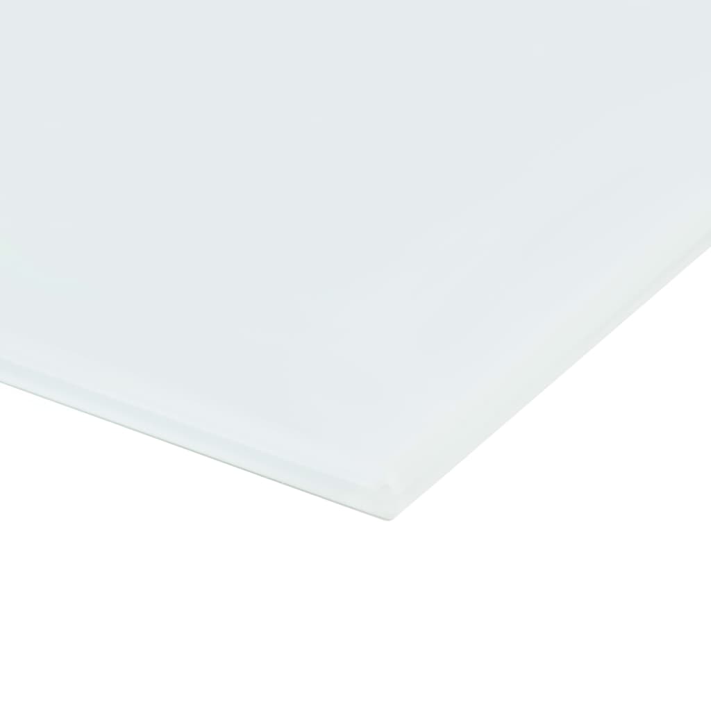 Lavagna Magnetica a Parete in Vetro 100x60 cm Bianca