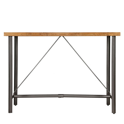 Tavolo da Bar in Teak Massello di Recupero 150x70x106 cm