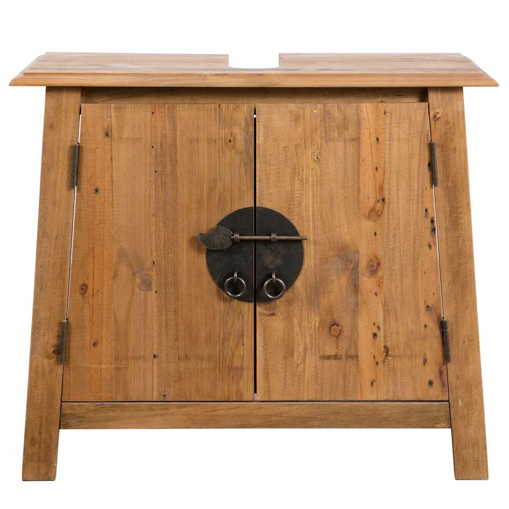 VanitÃ  da Bagno in Legno Massello di Pino 70x32x63 cm