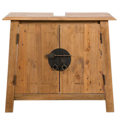 VanitÃ  da Bagno in Legno Massello di Pino 70x32x63 cm