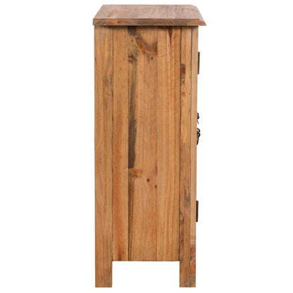 Mobile da Bagno in Legno Massello di Pino 59x32x80 cm
