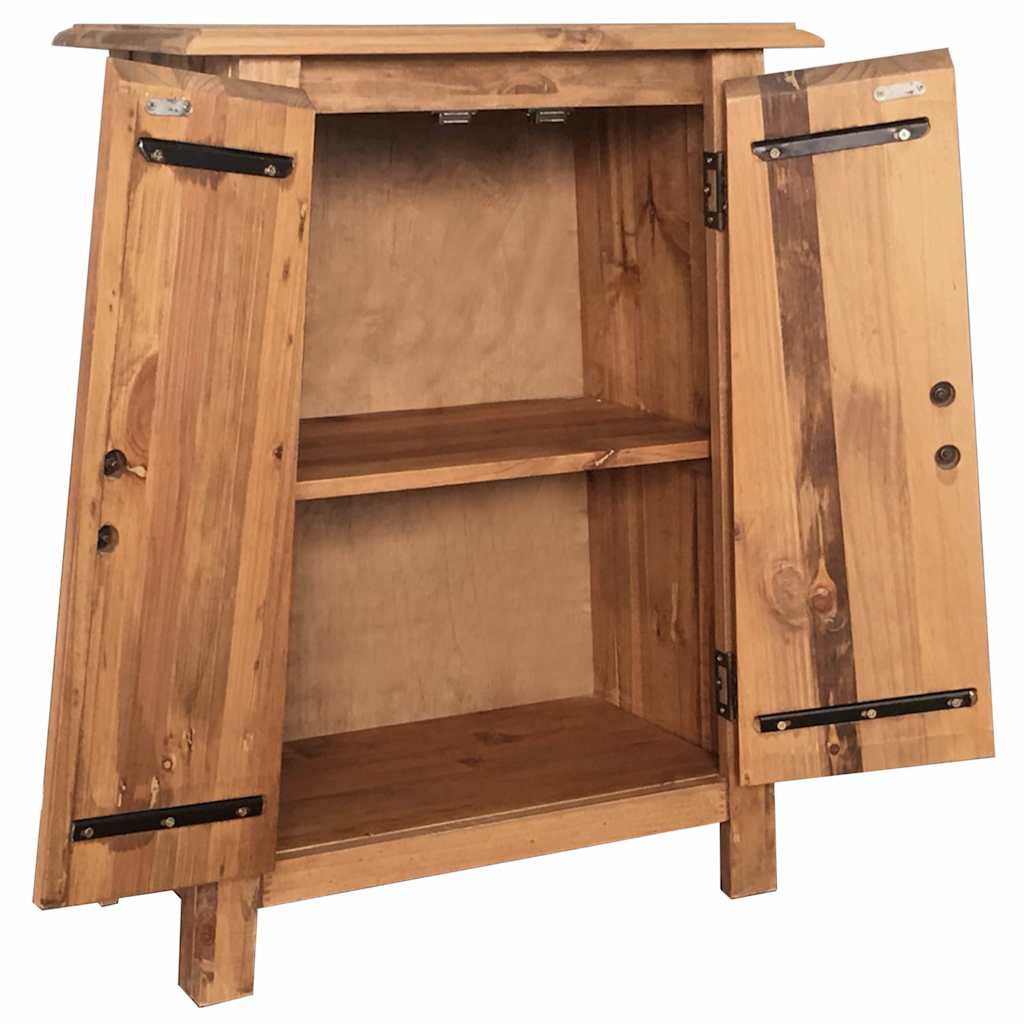 Mobile da Bagno in Legno Massello di Pino 59x32x80 cm