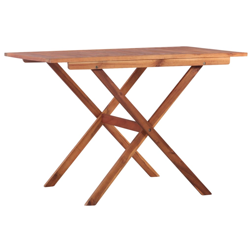 Set da Bistrot 3 pz in Polyrattan e Legno di Acacia Nero
