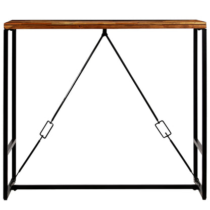 Tavolino da Bar in Legno Massello di Recupero 120x60x106cm