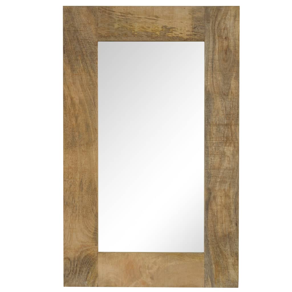 Specchio in Legno Massello di Mango 50x80 cm