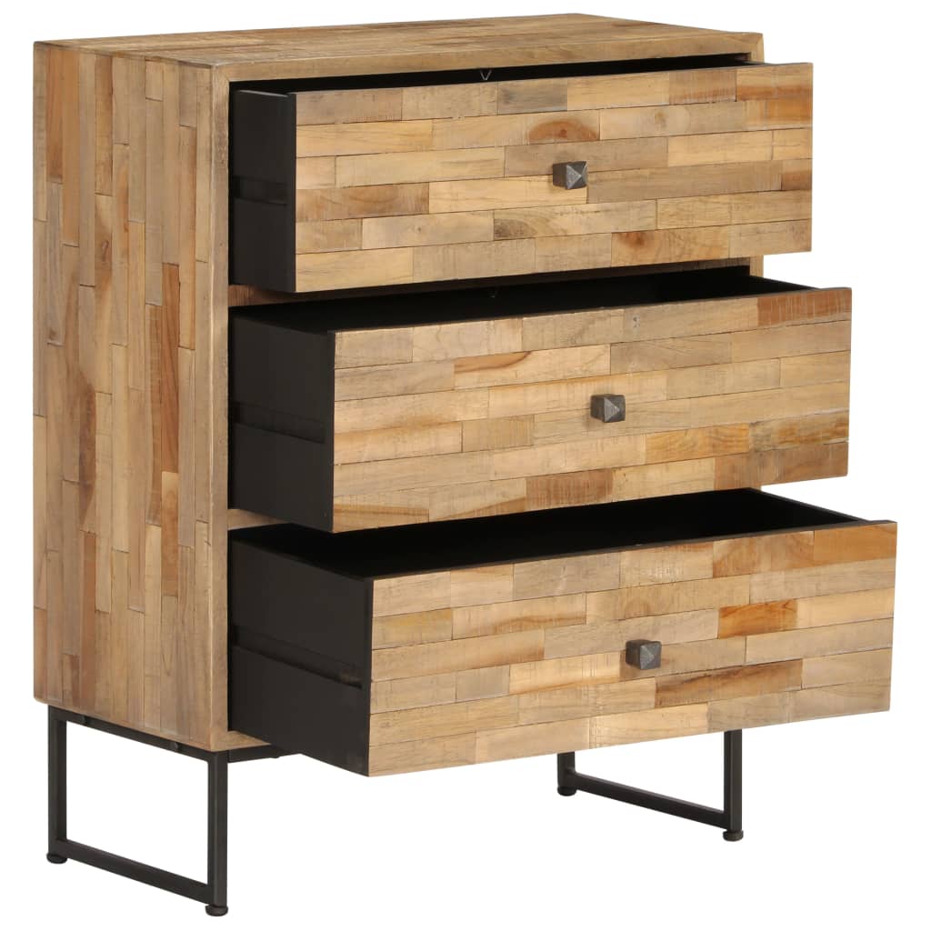 Credenza in Legno di Teak di Recupero 60x30x75 cm