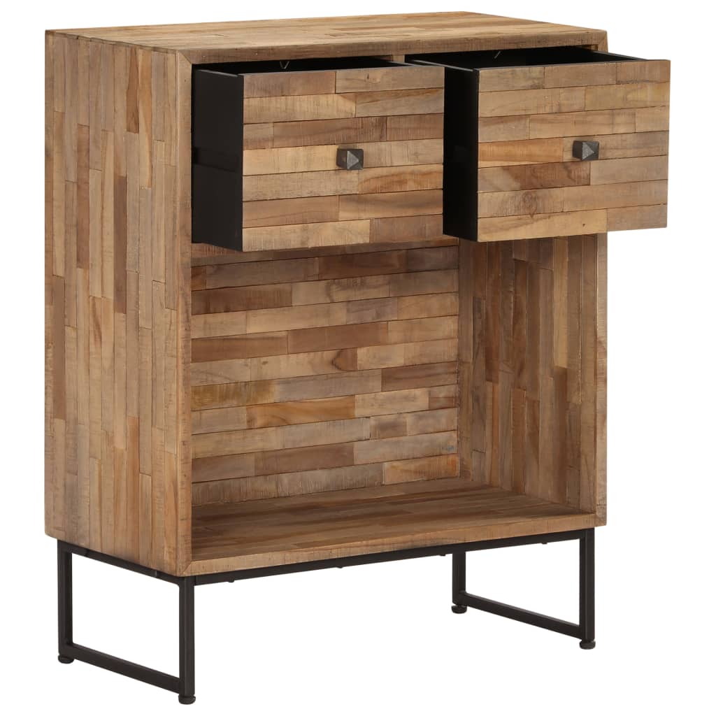Credenza in Legno di Teak di Recupero 60x30x75 cm