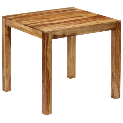 Tavolo da Pranzo in Legno Massello di Sheesham 82x80x76 cm