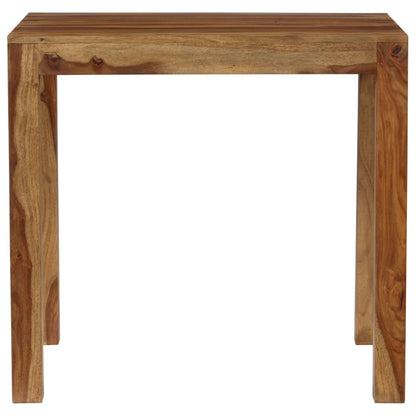 Tavolo da Pranzo in Legno Massello di Sheesham 82x80x76 cm