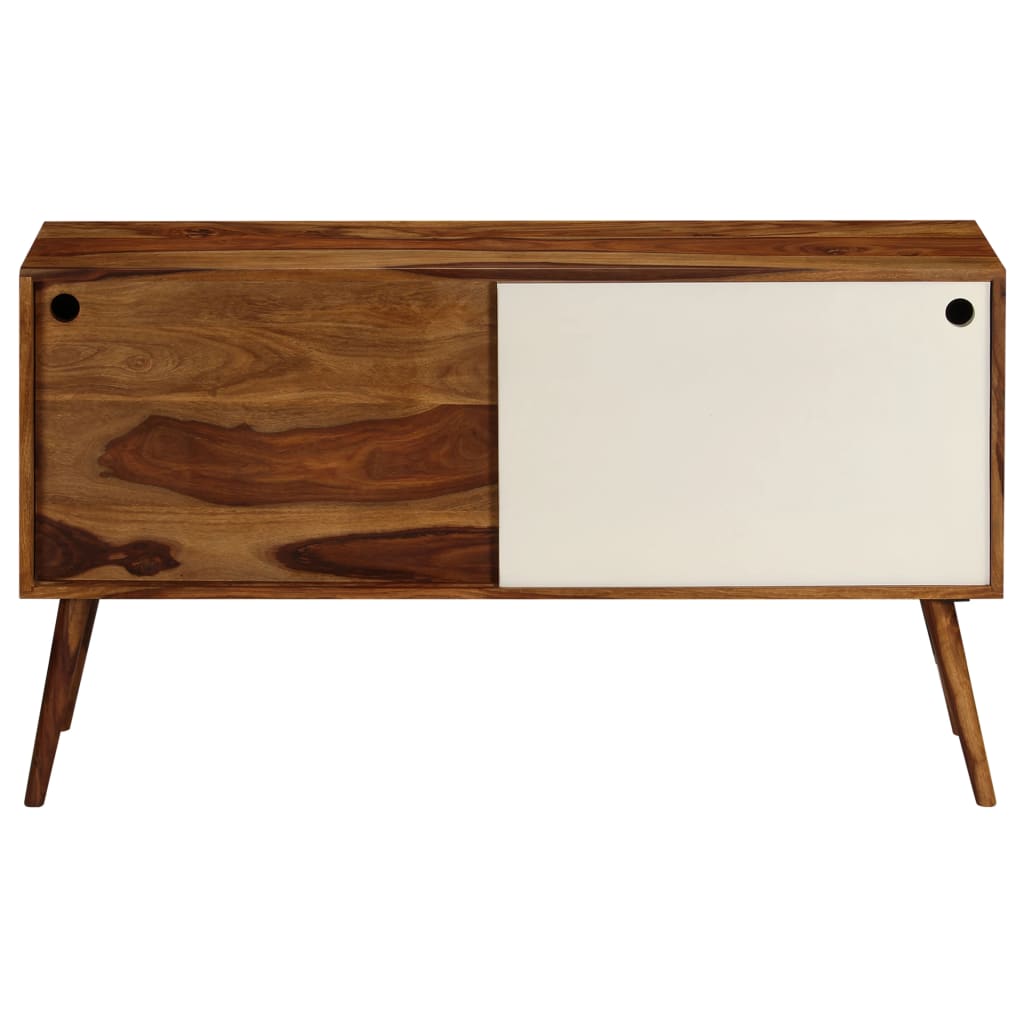 Credenza in Legno Massello di Sheesham 118x30x66 cm