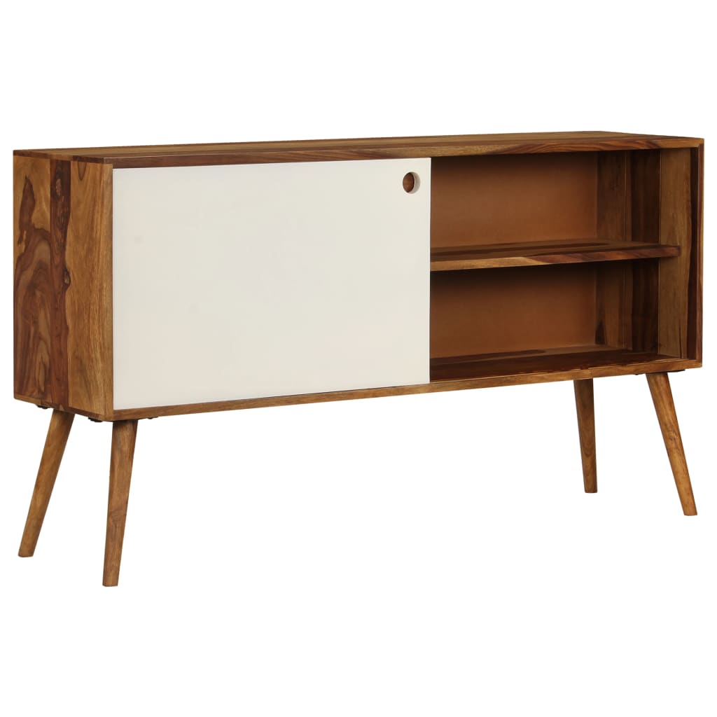 Credenza in Legno Massello di Sheesham 118x30x66 cm