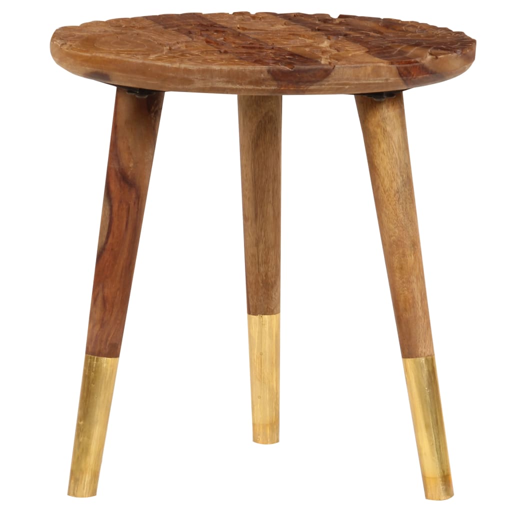 Tavolini da Salotto 2 pz in Legno Massello