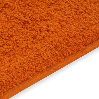 Set Tappetini per Bagno 2 pz in Tessuto Arancione