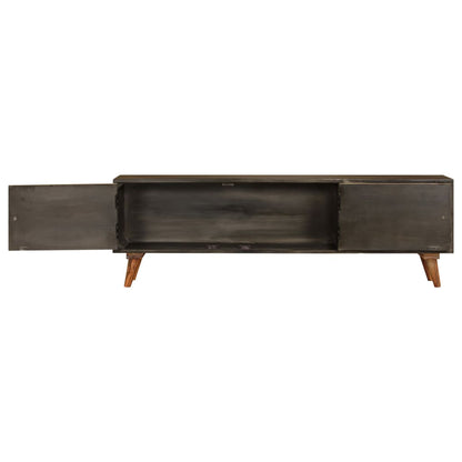 Mobile Porta TV in Legno Massello di Mango 140x30x45 cm