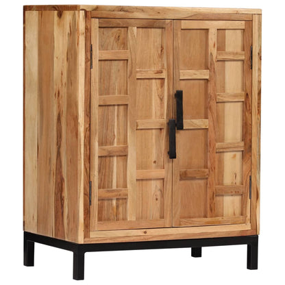 Credenza in Legno di Acacia 60x35x76 cm Marrone