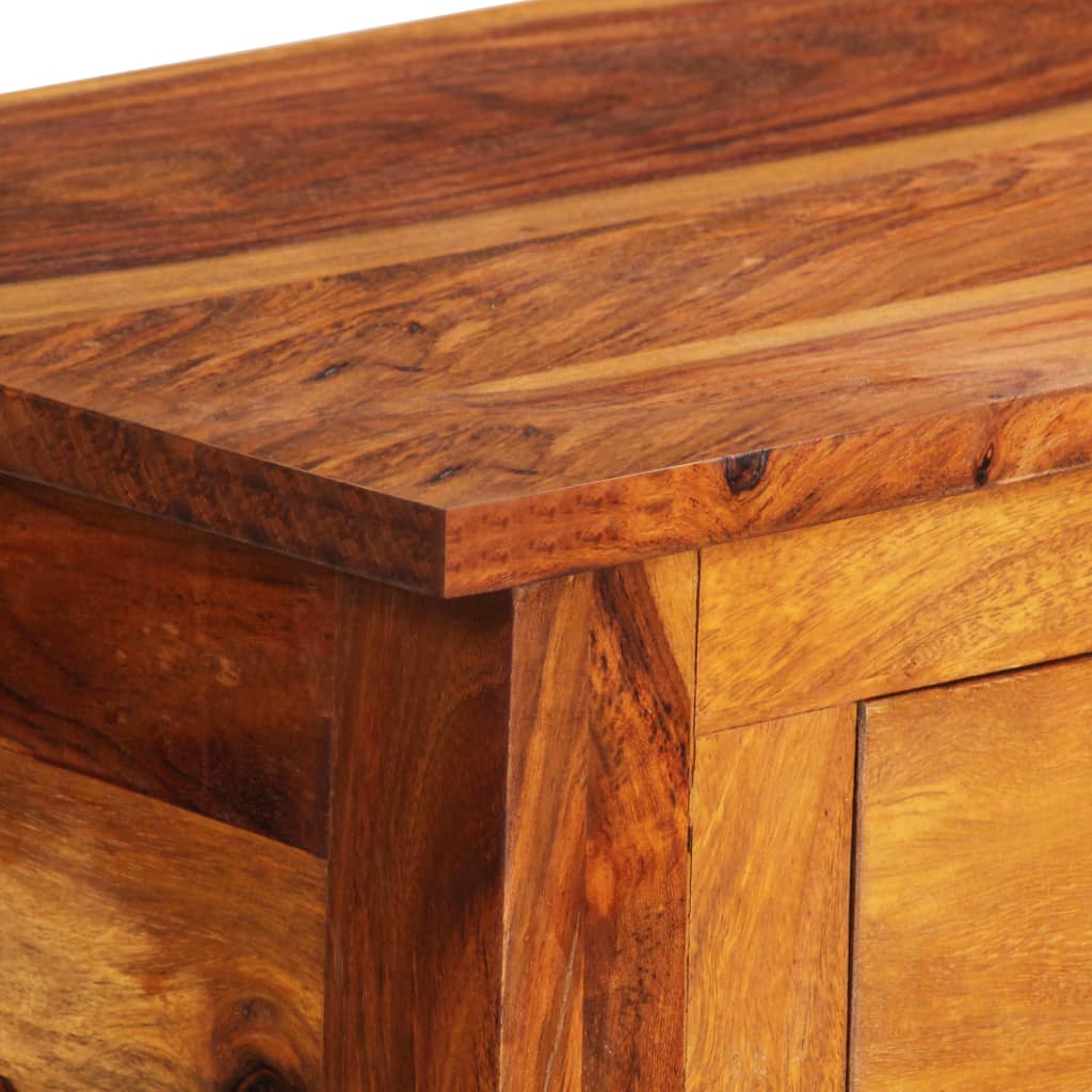 Credenza con 3 Cassetti 110x30x80 cm in Legno Massello
