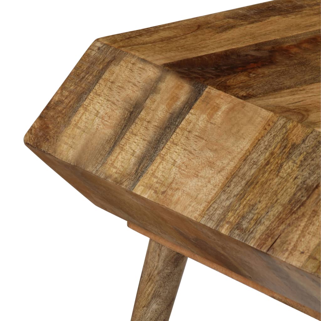 Tavolino da Salotto in Legno Massello di Mango 104x50x45 cm