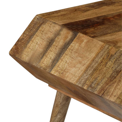 Tavolino da Salotto in Legno Massello di Mango 104x50x45 cm