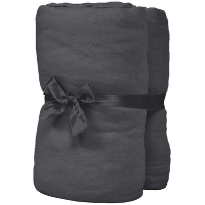 Lenzuolo con Angoli per Letti ad Acqua 2pz 1,6x2m Jersey Cotone