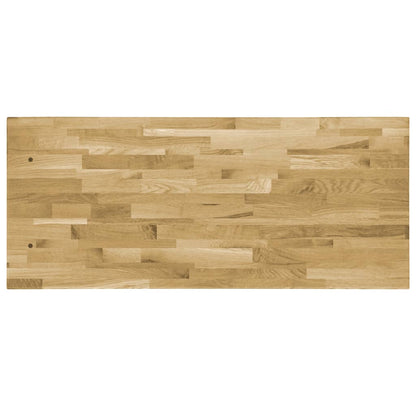 Piano del Tavolo Massello di Rovere Rettangolare 44mm 100x60 cm