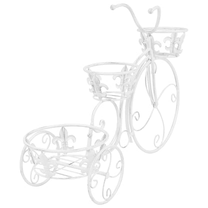 Piedistallo per Piante a Forma di Bici in Stile Vintage Metallo