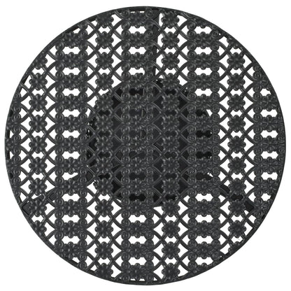 Tavolo da Bistrot Nero 40x70 cm in Metallo