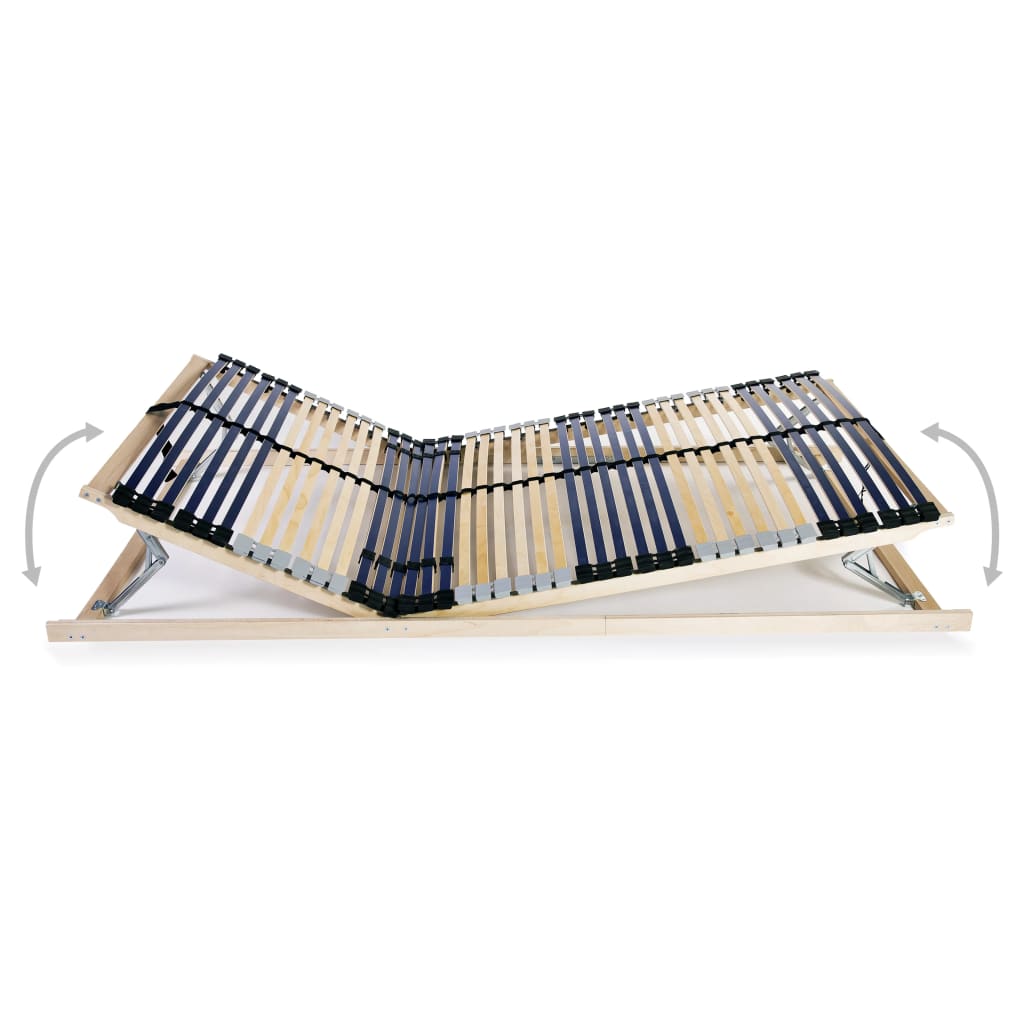Rete a Doghe 7 Zone senza Materasso con 42 Doghe 100x200 cm