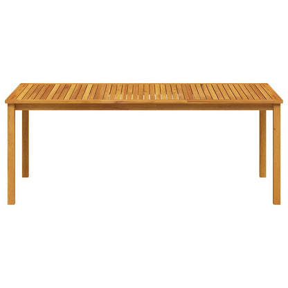 Tavolo da Giardino 200x100x74 cm in Legno Massello di Acacia