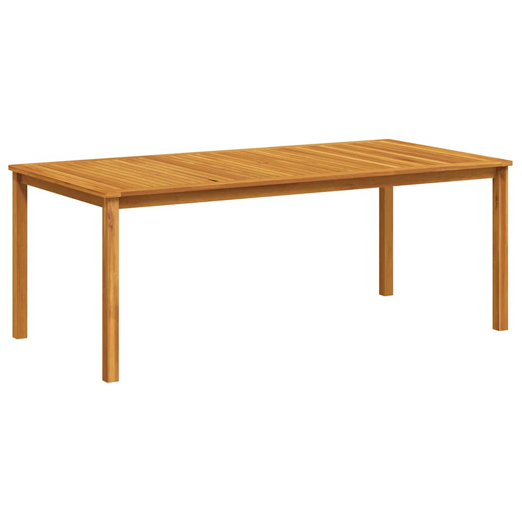 Tavolo da Giardino 200x100x74 cm in Legno Massello di Acacia