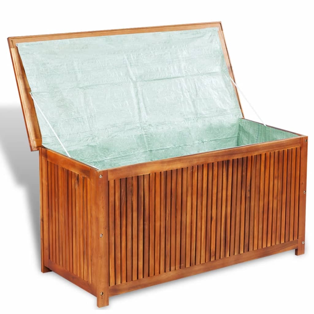 Baule da Giardino 117x50x58 cm in Massello di Acacia