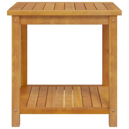 Tavolino in Legno Massello di Acacia 45x45x45 cm