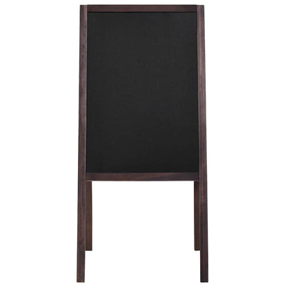 Lavagna Bifacciale con Cavalletto in Legno di Cedro 40x60 cm