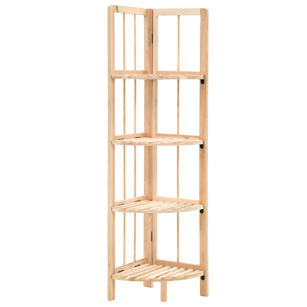 Scaffale ad Angolo in Legno di Cedro 27x27x110 cm