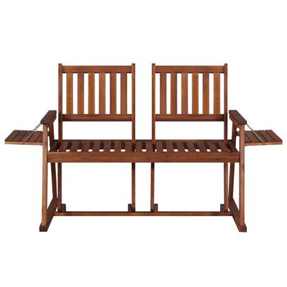 Panchina da Giardino 165 cm in Legno Massello di Acacia