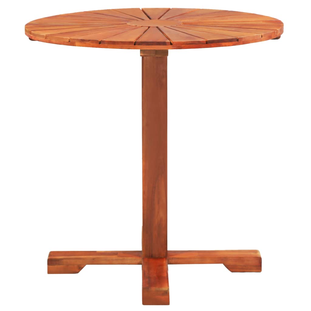 Tavolo da Bistrot 70x70 cm in Legno Massello di Acacia