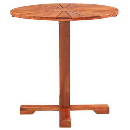 Tavolo da Bistrot 70x70 cm in Legno Massello di Acacia