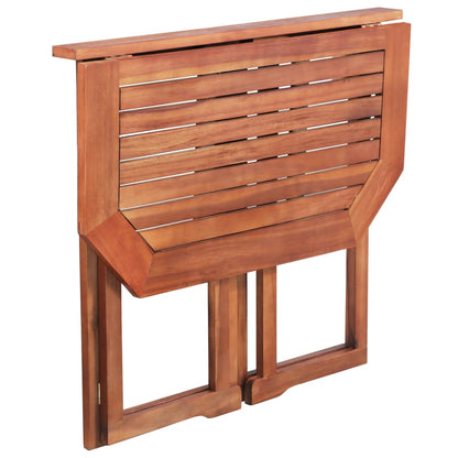 Set da BistrÃƒÂ² 2 pz in Legno Massello di Acacia