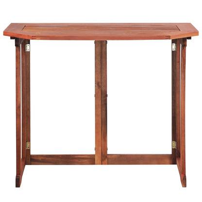Tavolo da Bistrot 90x50x75 cm in Legno Massello di Acacia