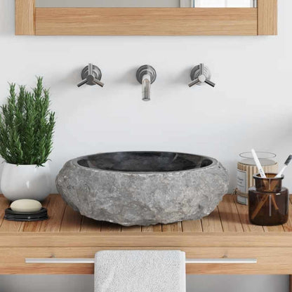 Lavandino 40x12 cm in Marmo Nero
