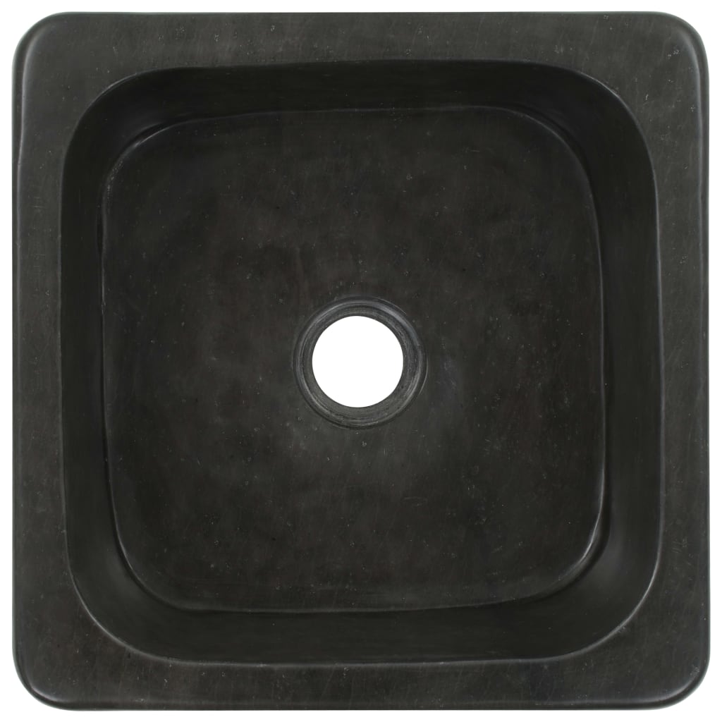 Lavandino 30x30x15 cm in Pietra di Fiume Nero