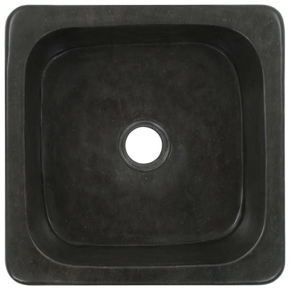 Lavandino 30x30x15 cm in Pietra di Fiume Nero