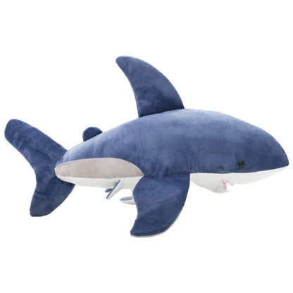 Giocattolo di Peluche Squalo Bianco Blu e Bianco