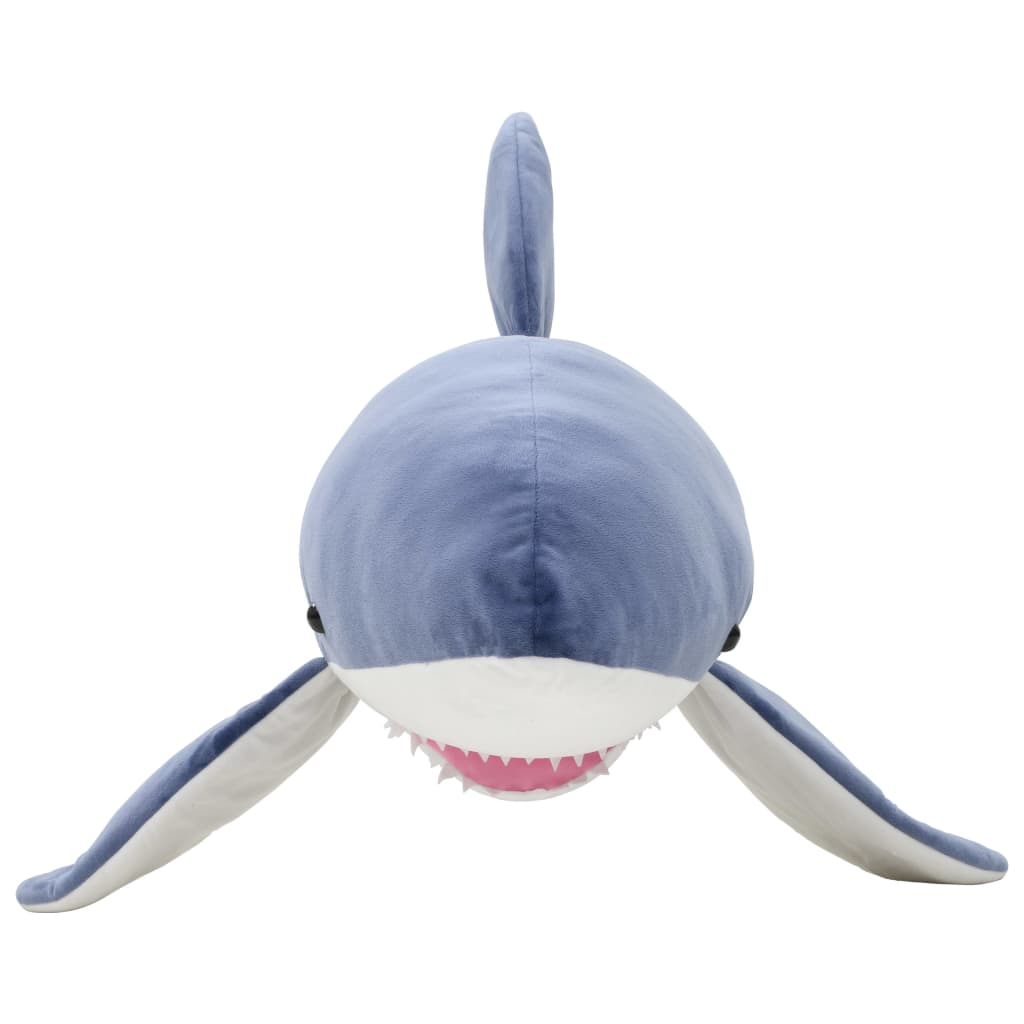 Giocattolo di Peluche Squalo Bianco Blu e Bianco